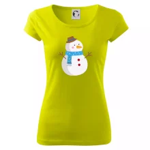 Sněhulák se šálou