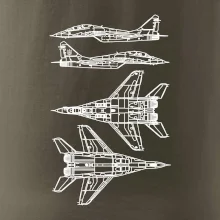 Mig 29 Fulcrum - obrys