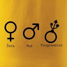 Muž žena programátor