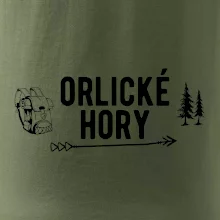 Orlické hory nápis