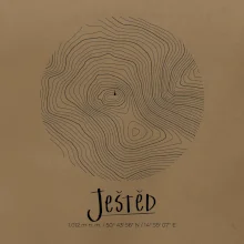 Ještěd - vrstevnice v kruhu