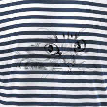 Kočka obličej kreslený