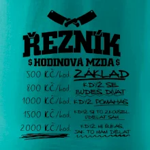 Hodinová mzda řezník