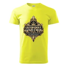 Listopadový gentleman zlatý art deco motiv
