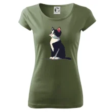 Mourovatá kočka pixel