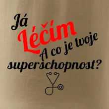Já léčím - tvoje superschopnost? Šikmý nápis