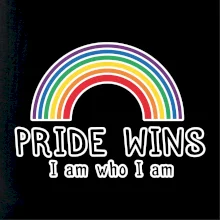 Pride wins i am who i am