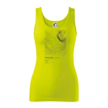 Plechý - vrstevnice v obdélníku