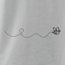 Dráha letu včely - vlnovka