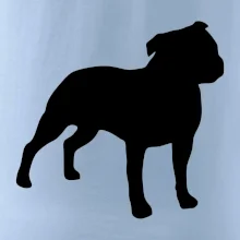 Americký stafordširský teriér  Na prsu