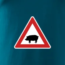 Dopravní značka - Pozor prase domácí