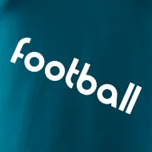 FOOTBALL nápis šikmo
