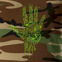 Tištěný spoj ruka