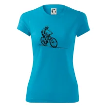 MTB kreslený cyklista