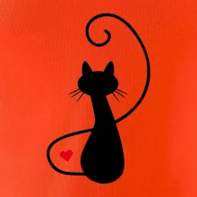 Zamilovaná kočka zpředu