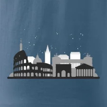 Řím silueta památky