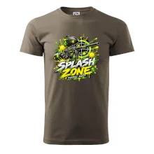 Neonový zásah splash zone paintball