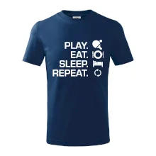 Stolní tenis - eat sleep