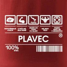 Čárový kód  - Plavec