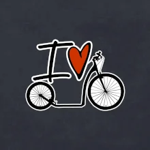 I love koloběžka velké a malé kolo