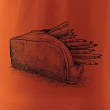 Školní penál kreslený