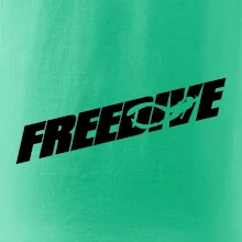 Freedive - nápis s potápěčem