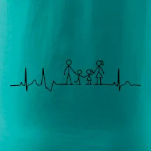 EKG rodina - kluk holka