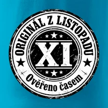 Originál z listopadu černobílá pečeť XI