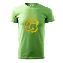 Box rukavice - zlatý potisk