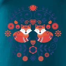 Folklor - dvě lišky