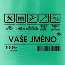 Vaše jméno - čárový kód