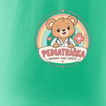 Pediatrička ordinace plná úsměvů - medvídek a duha