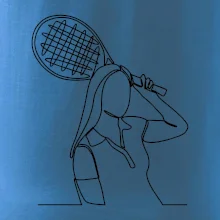 Tenistka  jednim tahem