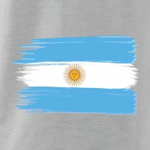 Argentina vlajka kreslená štětkou
