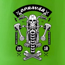 Lebka motorkář opravář