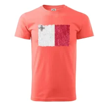 Vlajka Malta okousaná