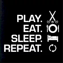 Play eat sleep repeat pozemní hokej