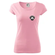 Lagotto romagnolo hlava na prsu