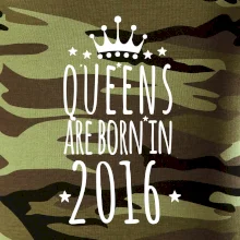 Queens are born in 2016