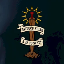 Geodet zatluču kolík a je to svatý
