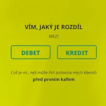 Rozdíl mezi debet a kredit