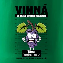 Vinná réva odsouzena Tramín červený