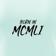 Born in - Římské číslo 1951