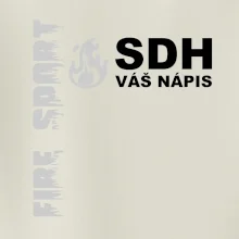 SDH REFLEXNÍ nápis (oheň, firesport, název sboru - vlastní nápis)