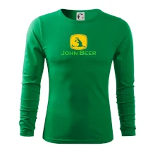 John Beer jelen s pivem