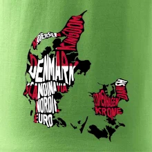 Mapy - názvy měst - Dánsko