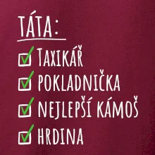 Táta - check list