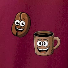 Parové triko - Hrnek a káva