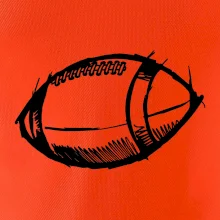 Americký fotbal míč skica