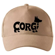 Corgi nápis v těle